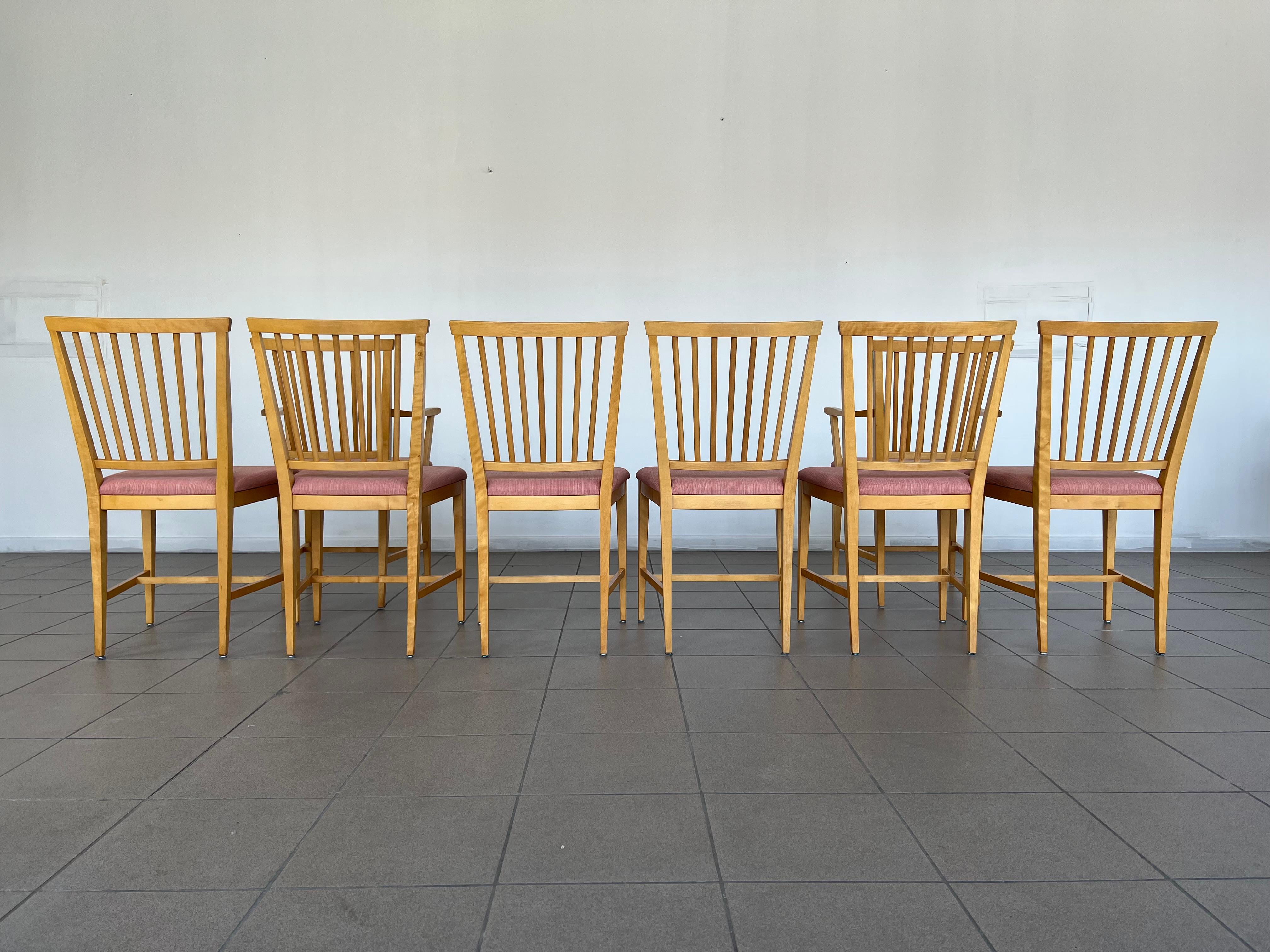 Set of Eight Dining Chairs by Carl Malmsten for Stolab 12