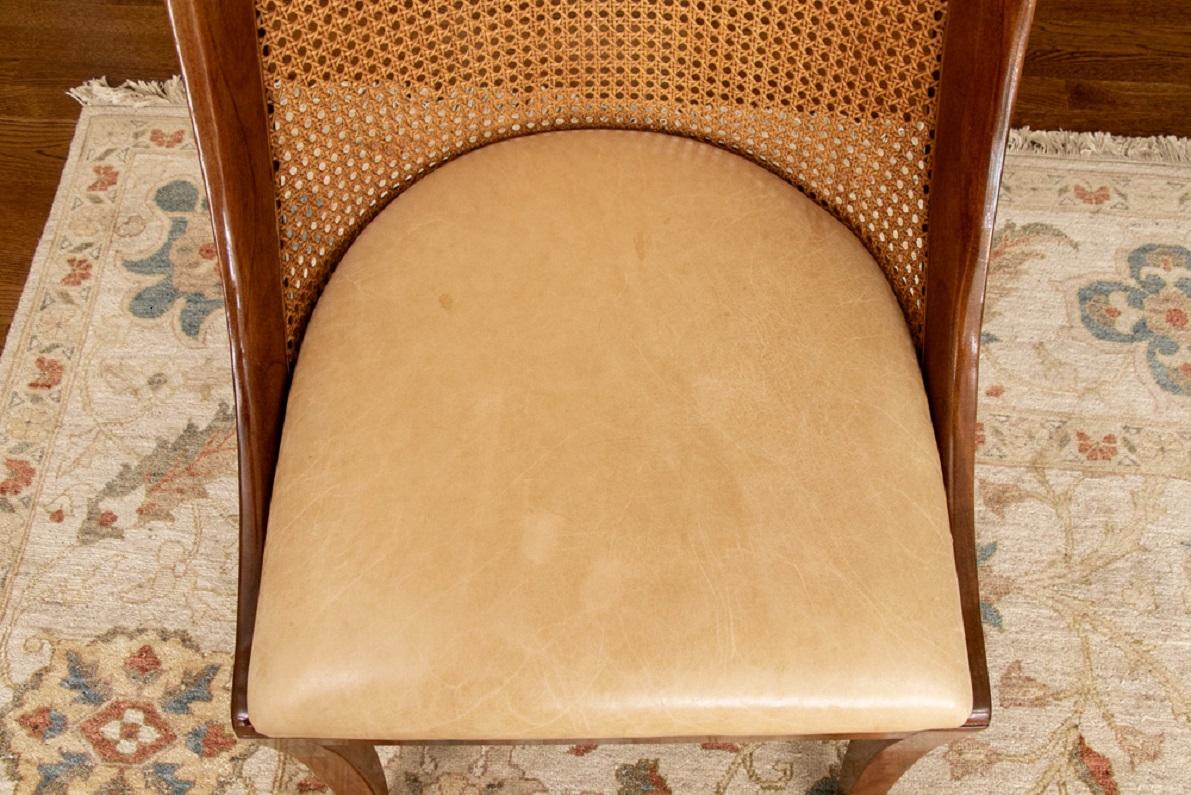 Mid-Century Modern Set of Eight Dining Chairs by Designer Rose Tarlow, Melrose House LA, CA