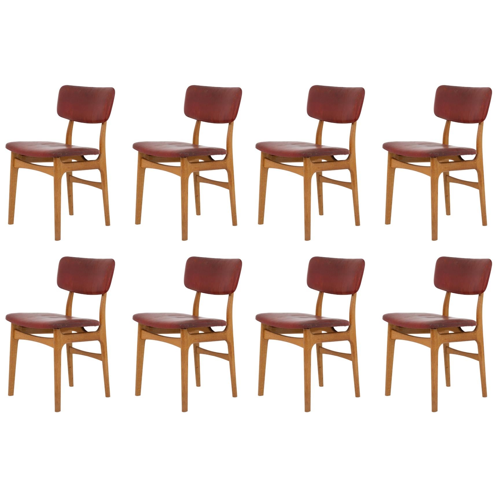 Set of Eight Dining Chairs by Gustav Bertelsen