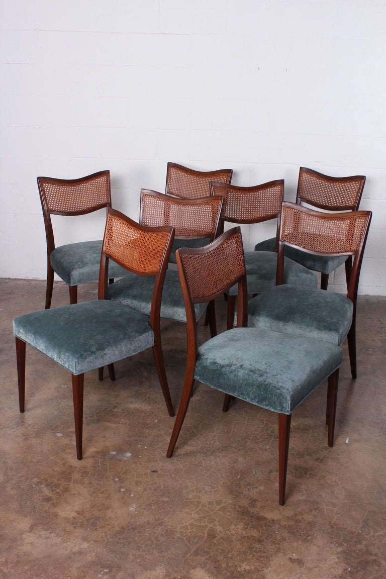 Set of Eight Dining Chairs by Harvey Probber at 1stDibs