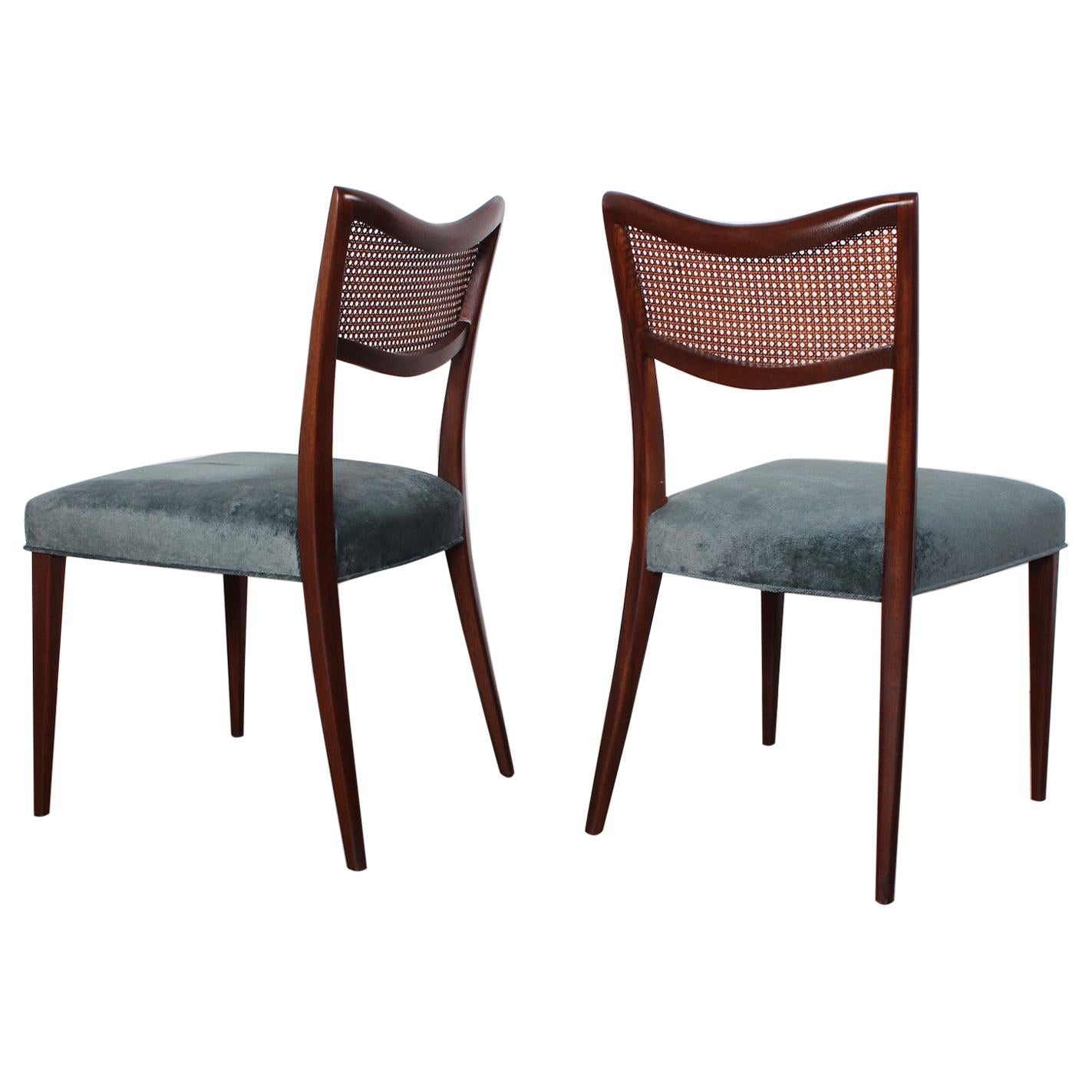 Set of Eight Dining Chairs by Harvey Probber at 1stDibs
