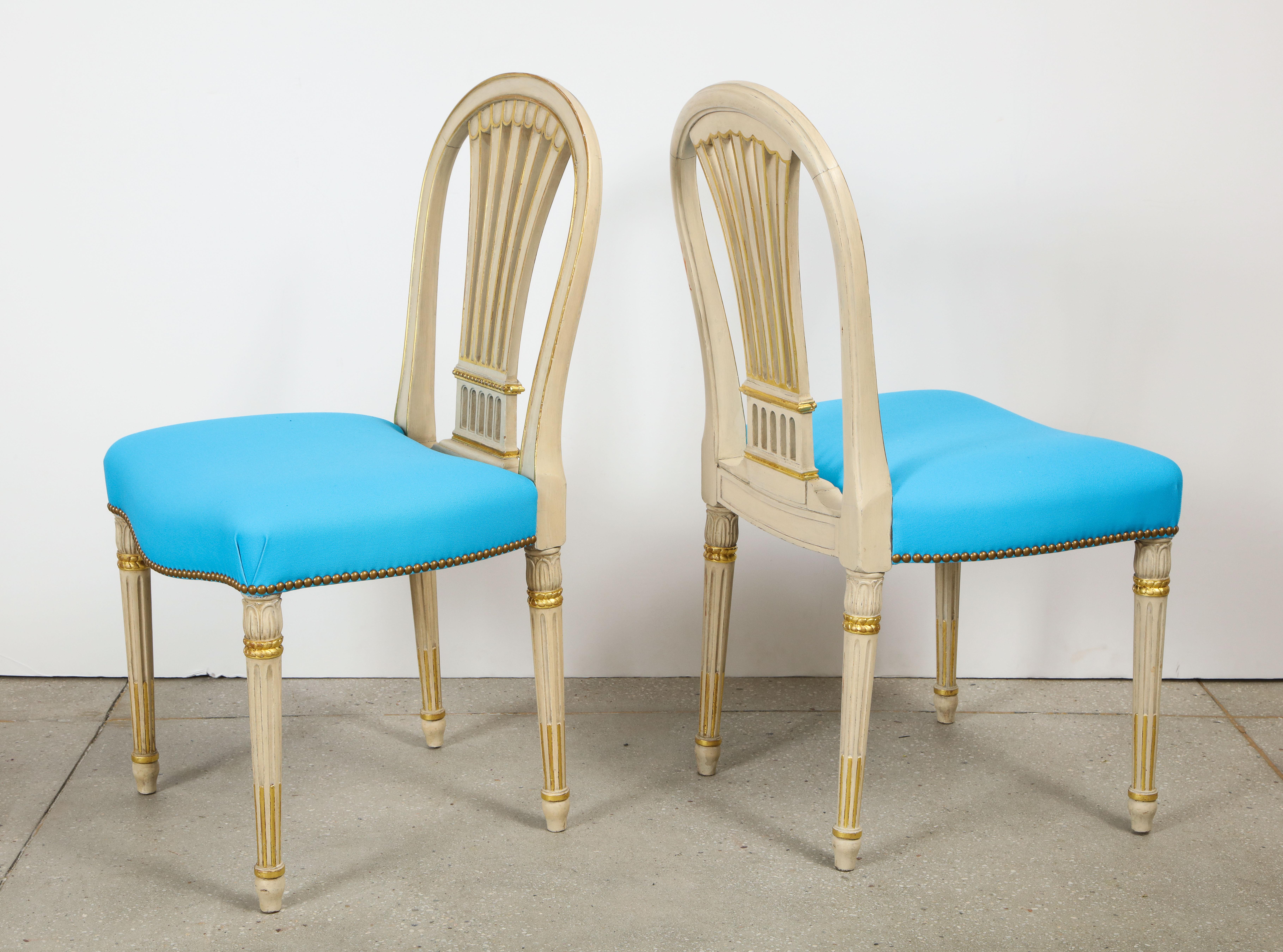 Set of Eight Dining Chairs by Maison Jansen 7