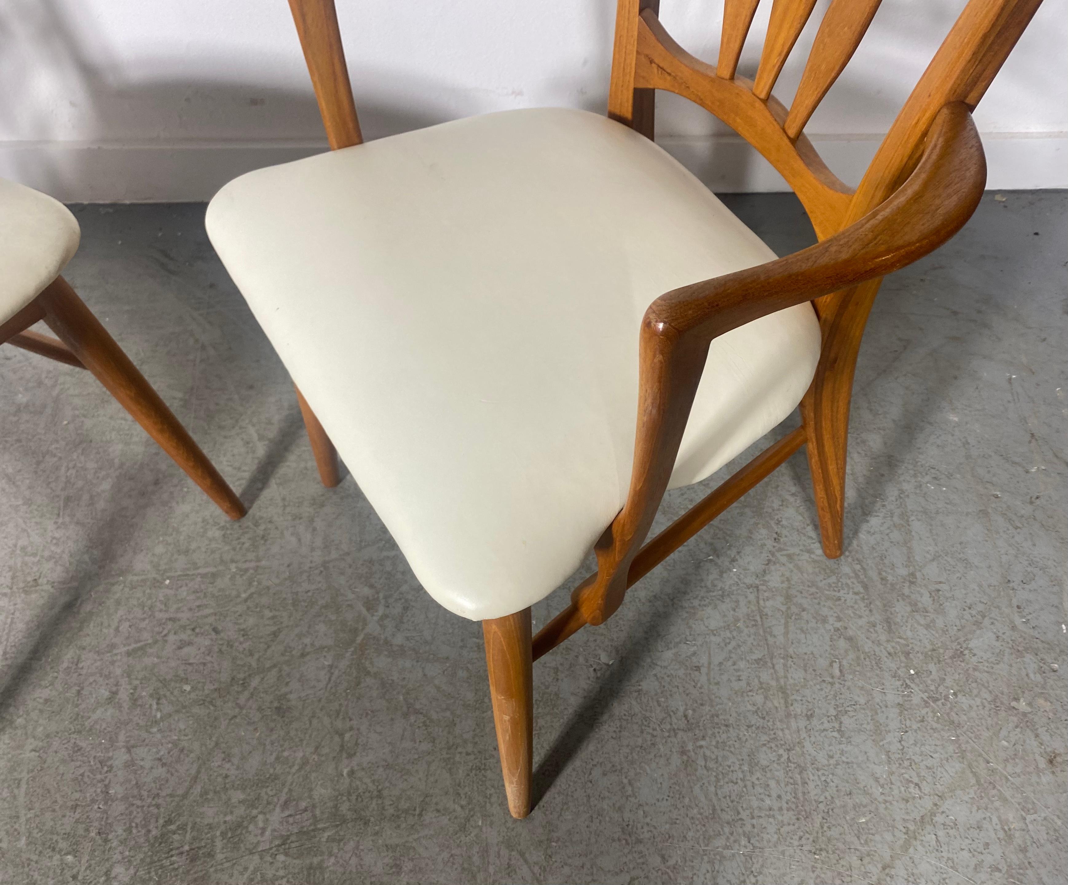 Set of Eight Dining Chairs by Niels Koefoed for Koefoeds Hornslet Denmark 2