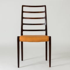 Set of Eight Dining Chairs by Niels O. Møller, Denmark, 1950s