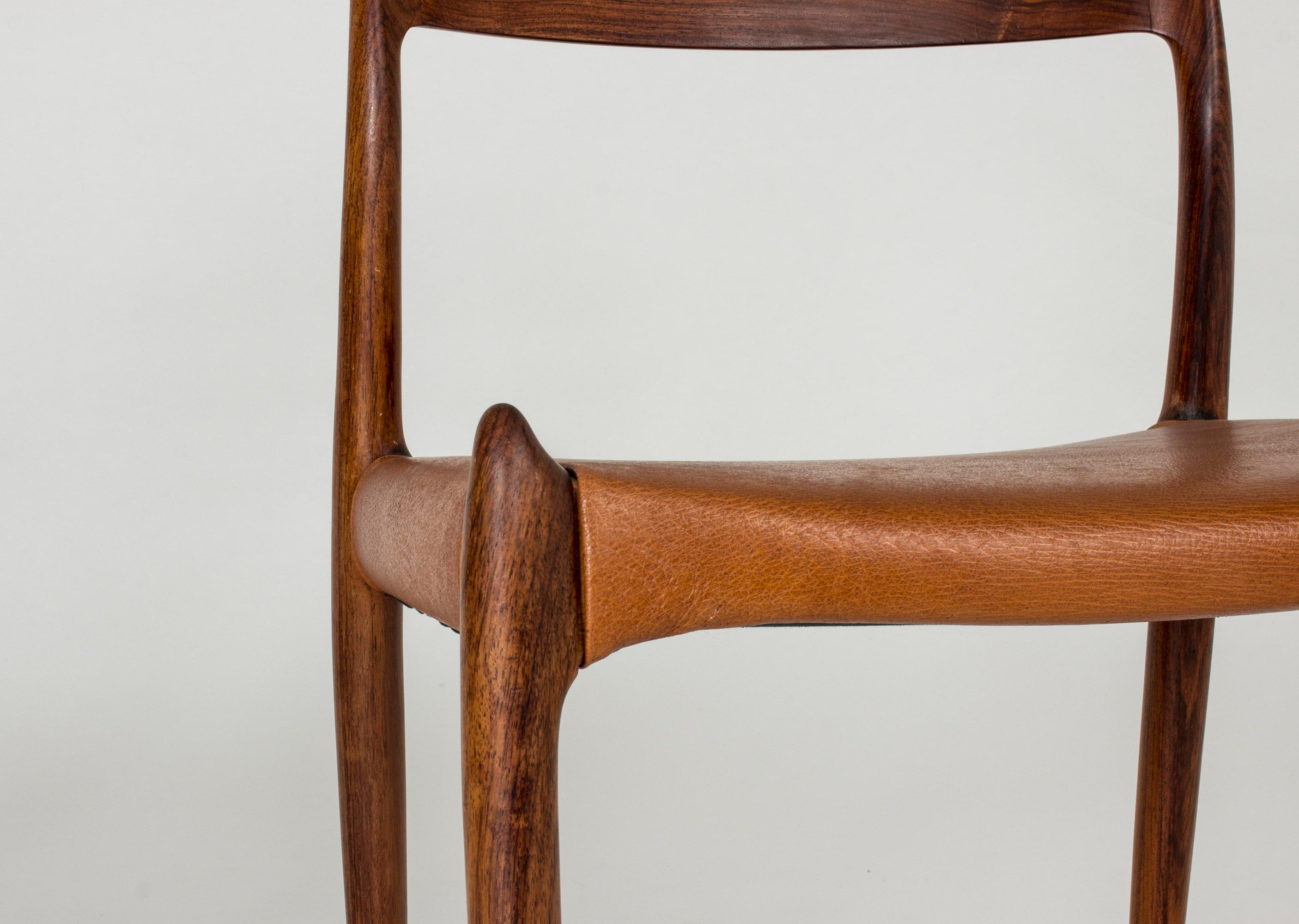 Mid-20th Century Set of Eight Dining Chairs by Niels O. Møller