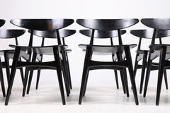 Set of Eight Dining Chairs by Wegner