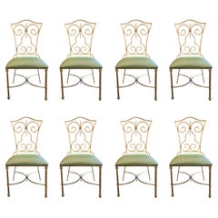 Set of Eight Dining Chairs, France, circa 1960