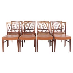 Set of Eight Dining Chairs In Rosewood By Ole Wanscher From 1950s