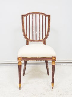 Set of Eight Dining Chairs in the Neoclassic Manner