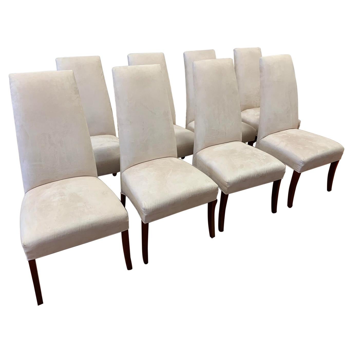 Set of Eight Dining Room Chairs For Sale