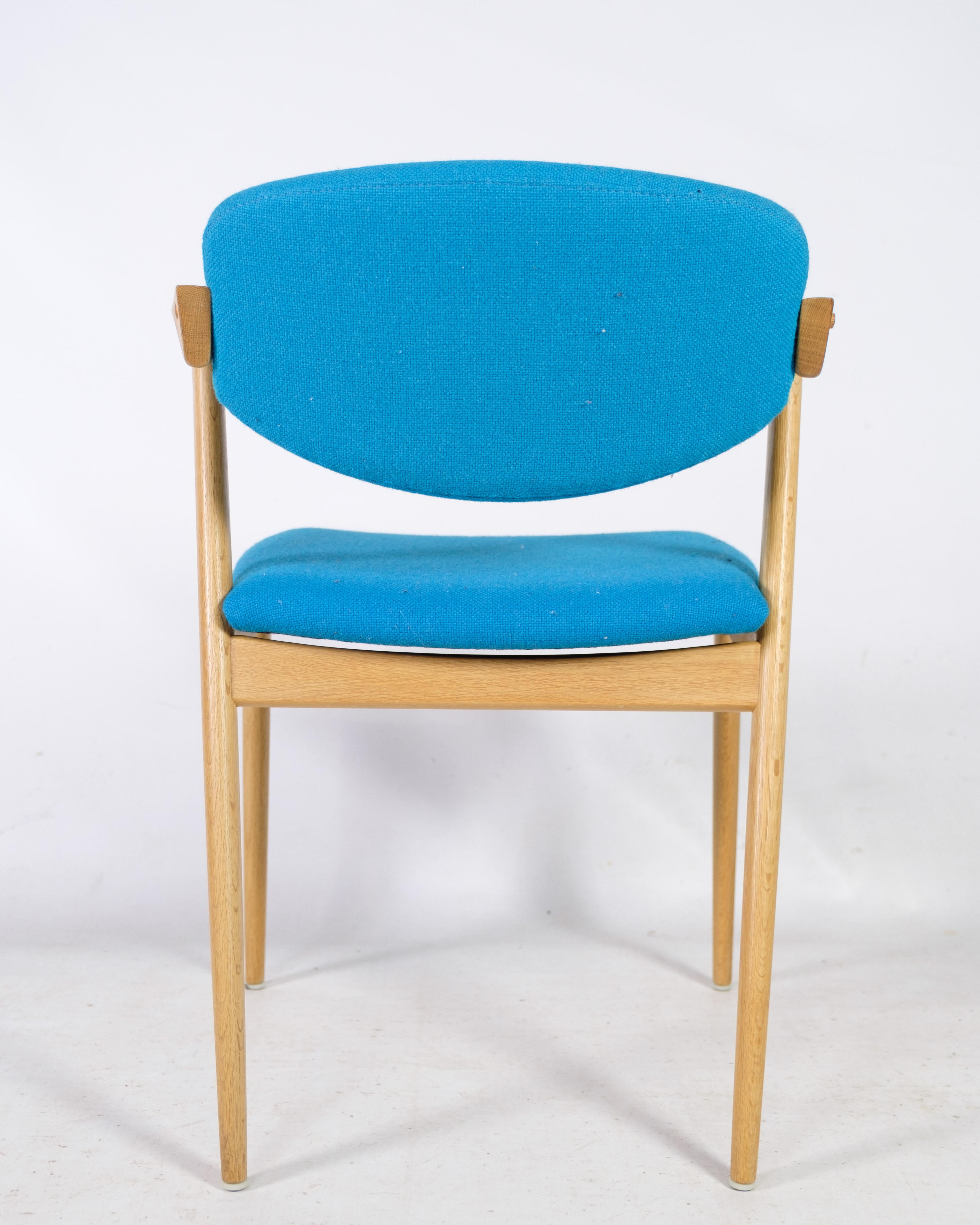 Set of Eight Dining Room Chairs, Model 42, Designed by Kai Kristiansen For Sale 1