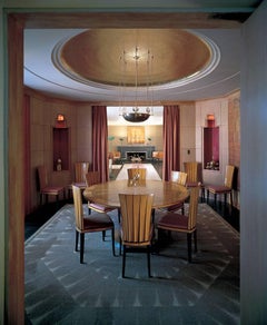 Set of Six Dining Room Chairs Saarinen House by Adelta, Finland, circa 1983