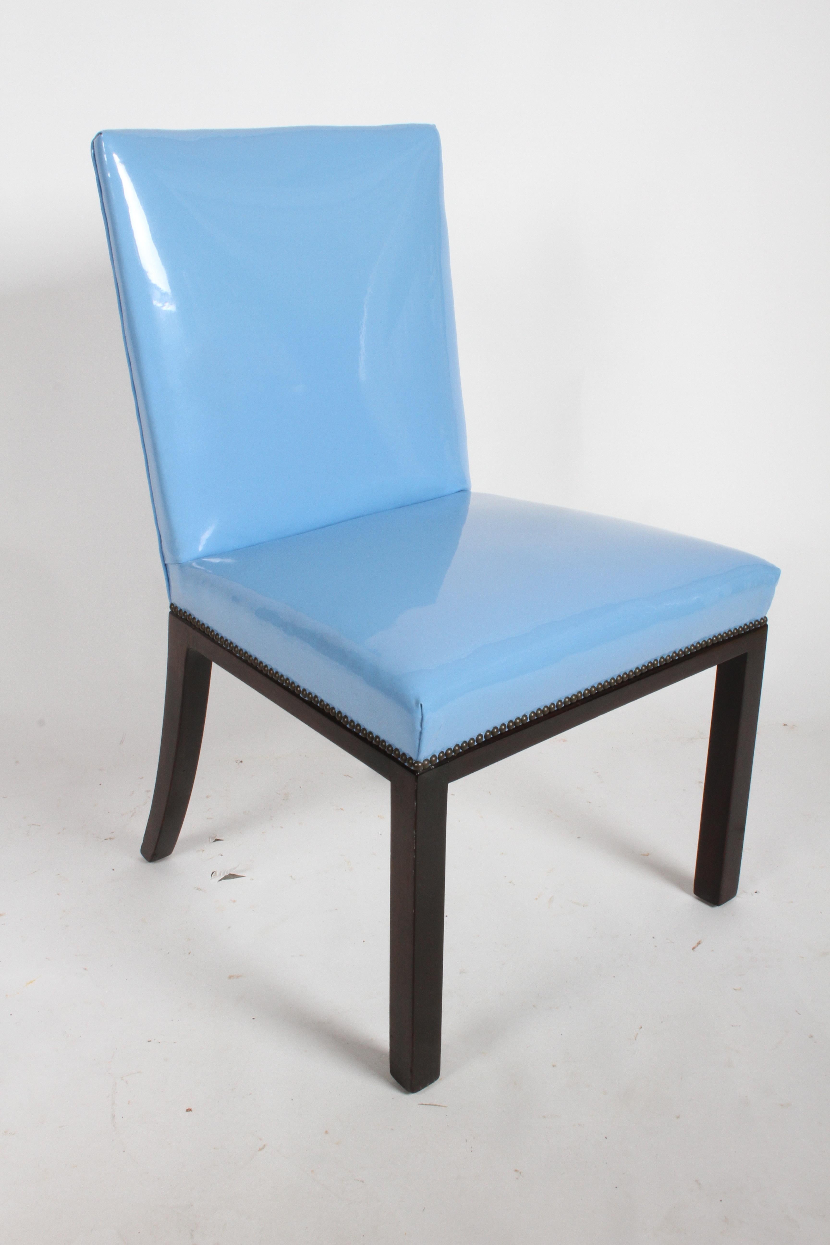 Set of Eight Edward J. Wormley for Dunbar Dining Chairs, circa 1950 2