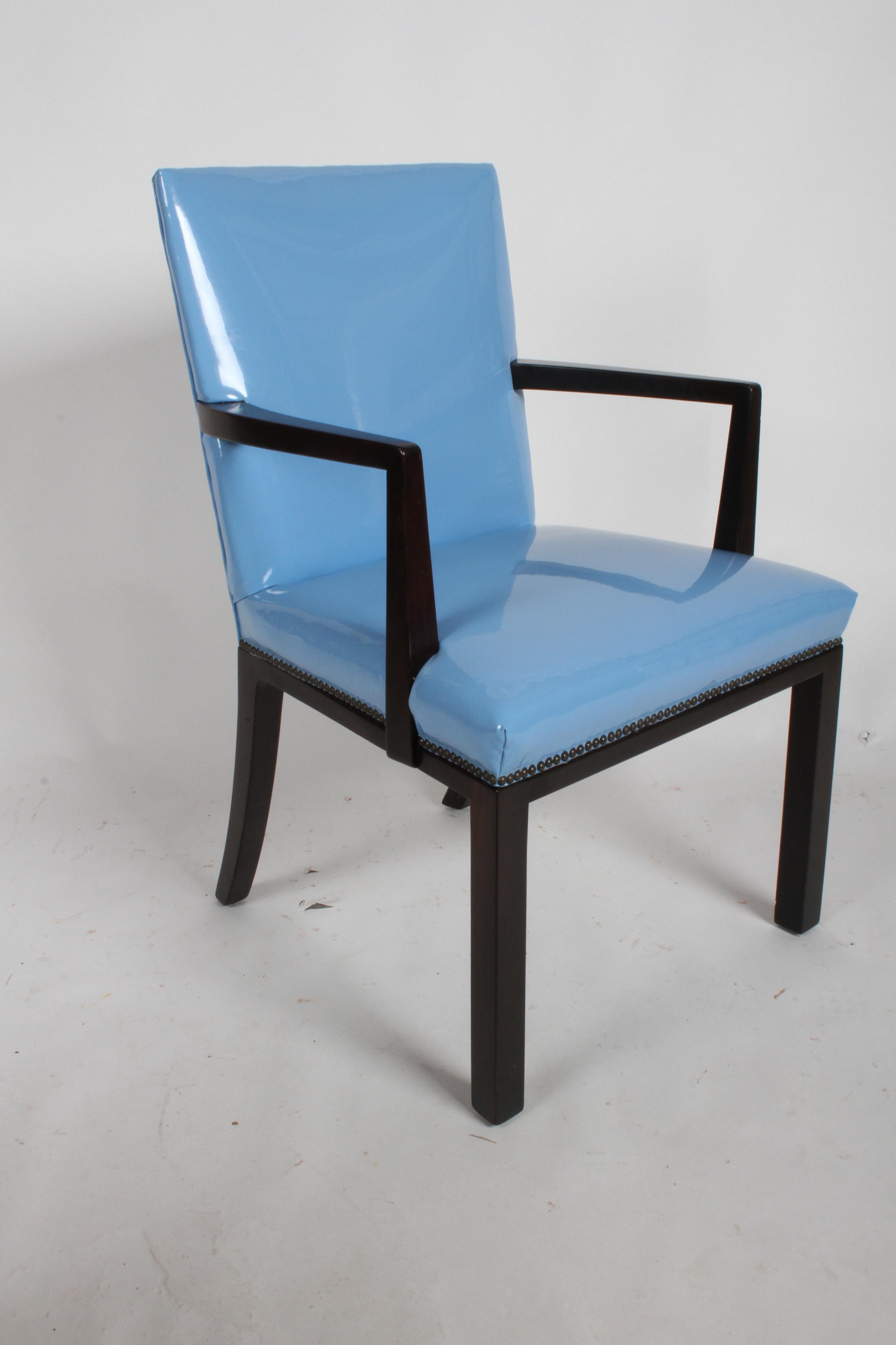 Set of Eight Edward J. Wormley for Dunbar Dining Chairs, circa 1950 3
