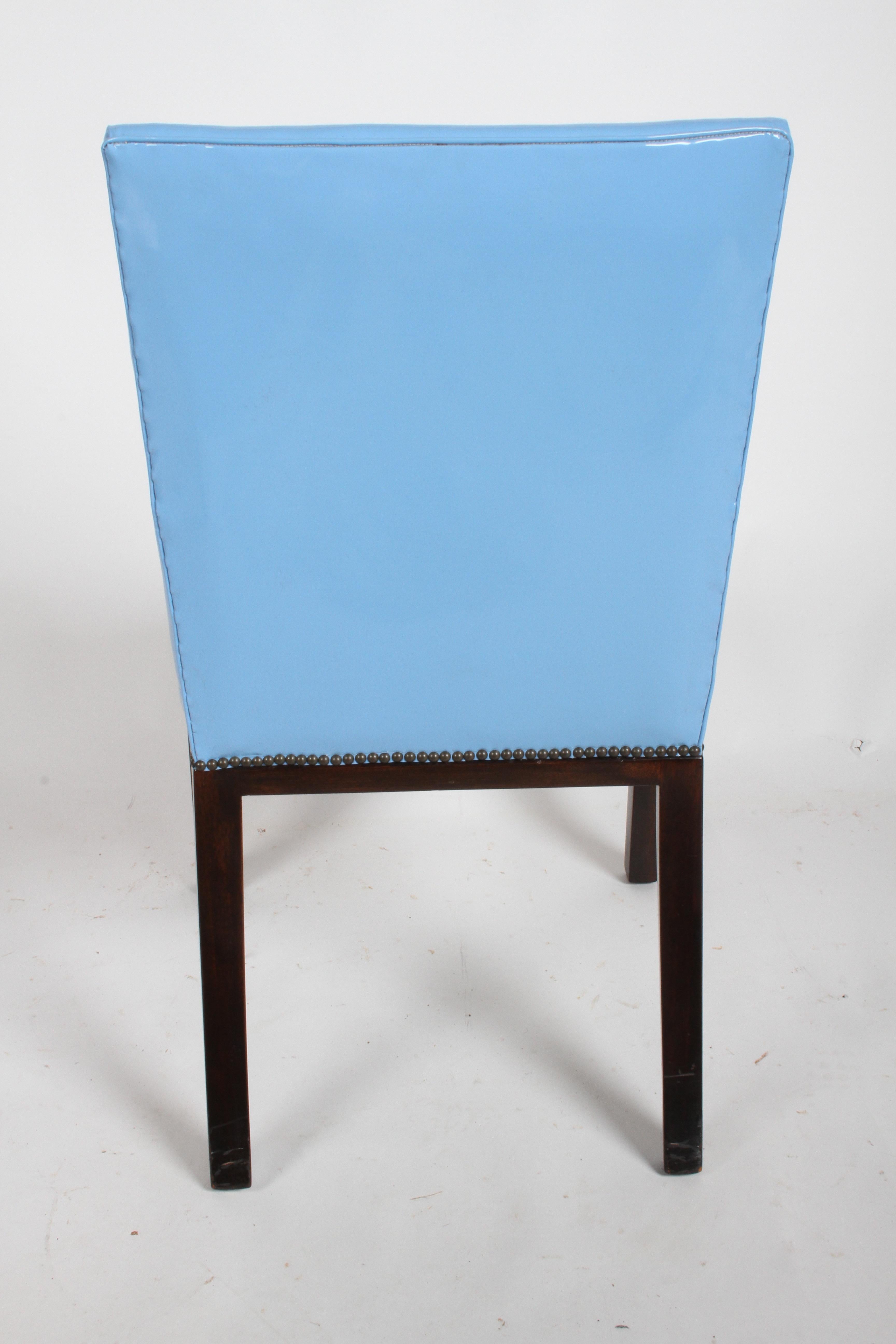 Set of Eight Edward J. Wormley for Dunbar Dining Chairs, circa 1950 12