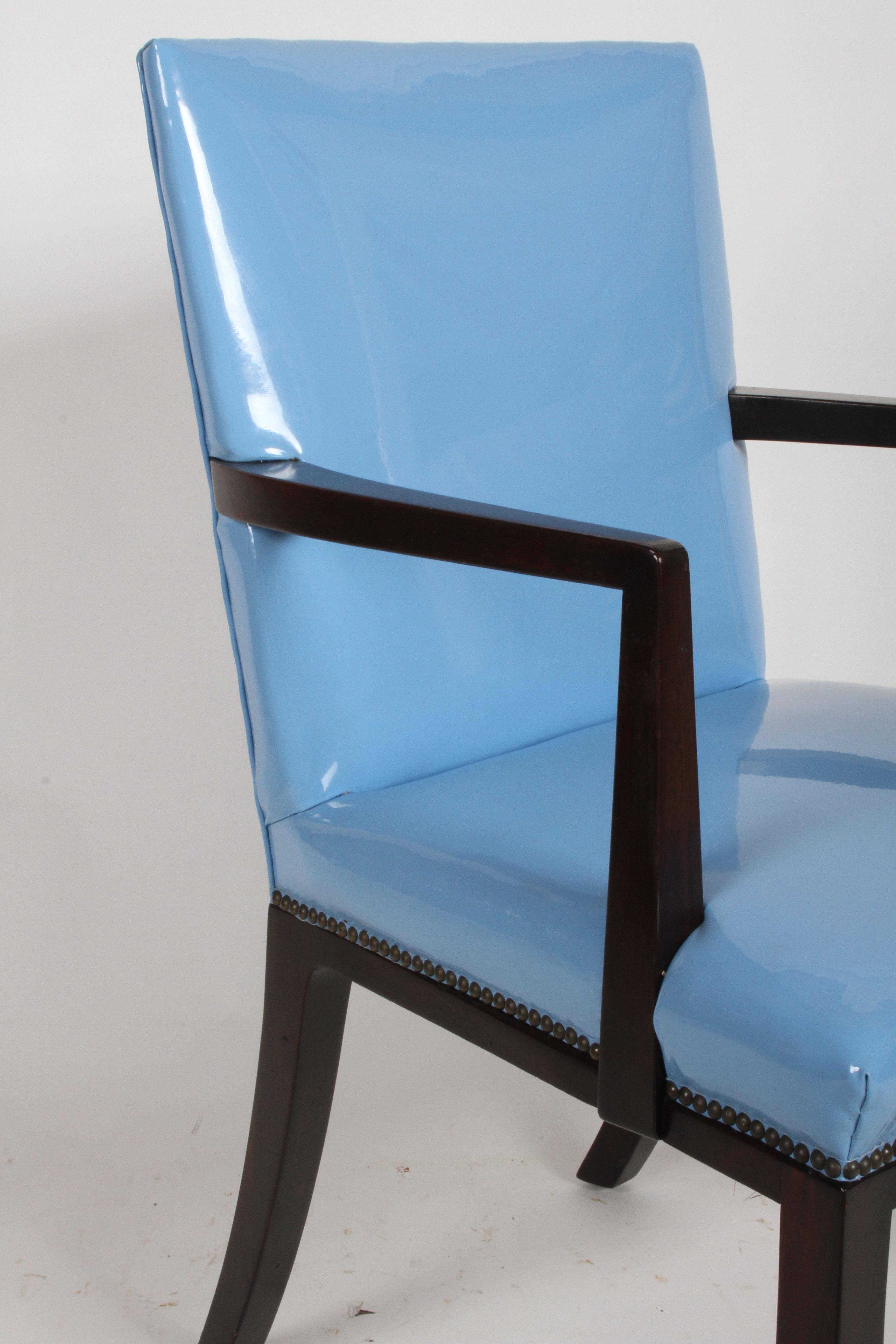 American Set of Eight Edward J. Wormley for Dunbar Dining Chairs, circa 1950