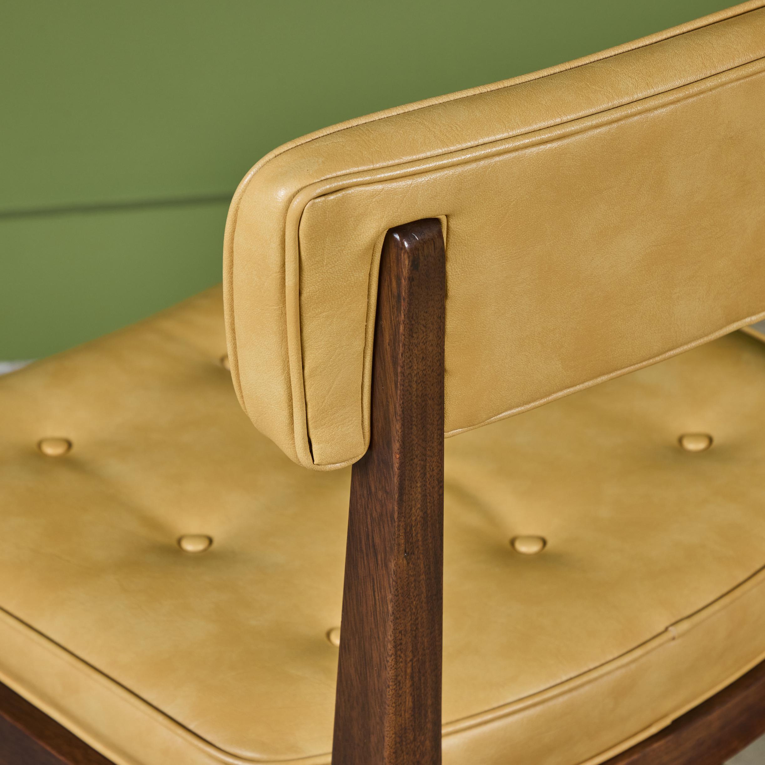 Set of Eight Edward Wormley Dining Chairs for Dunbar 5