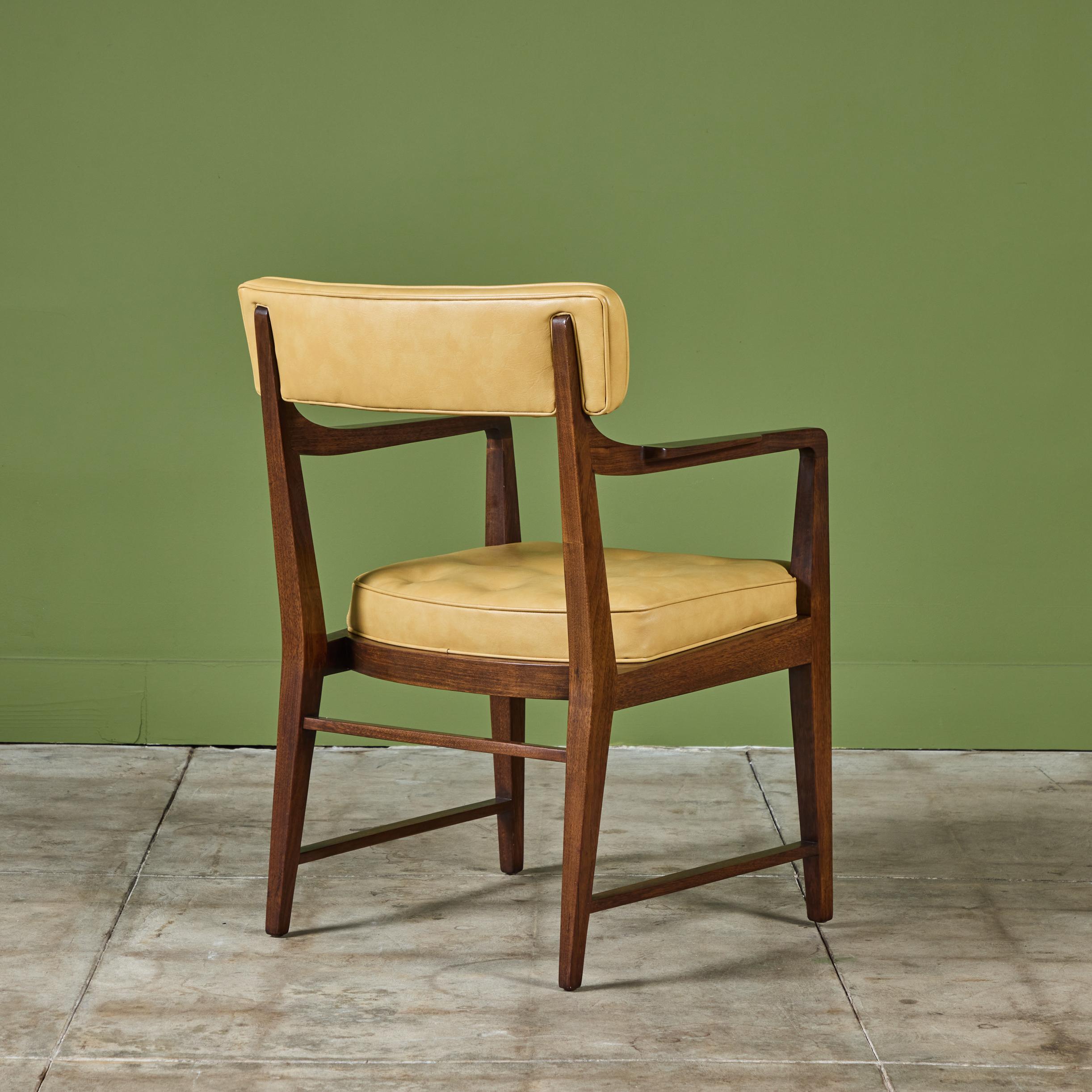 Set of Eight Edward Wormley Dining Chairs for Dunbar 9