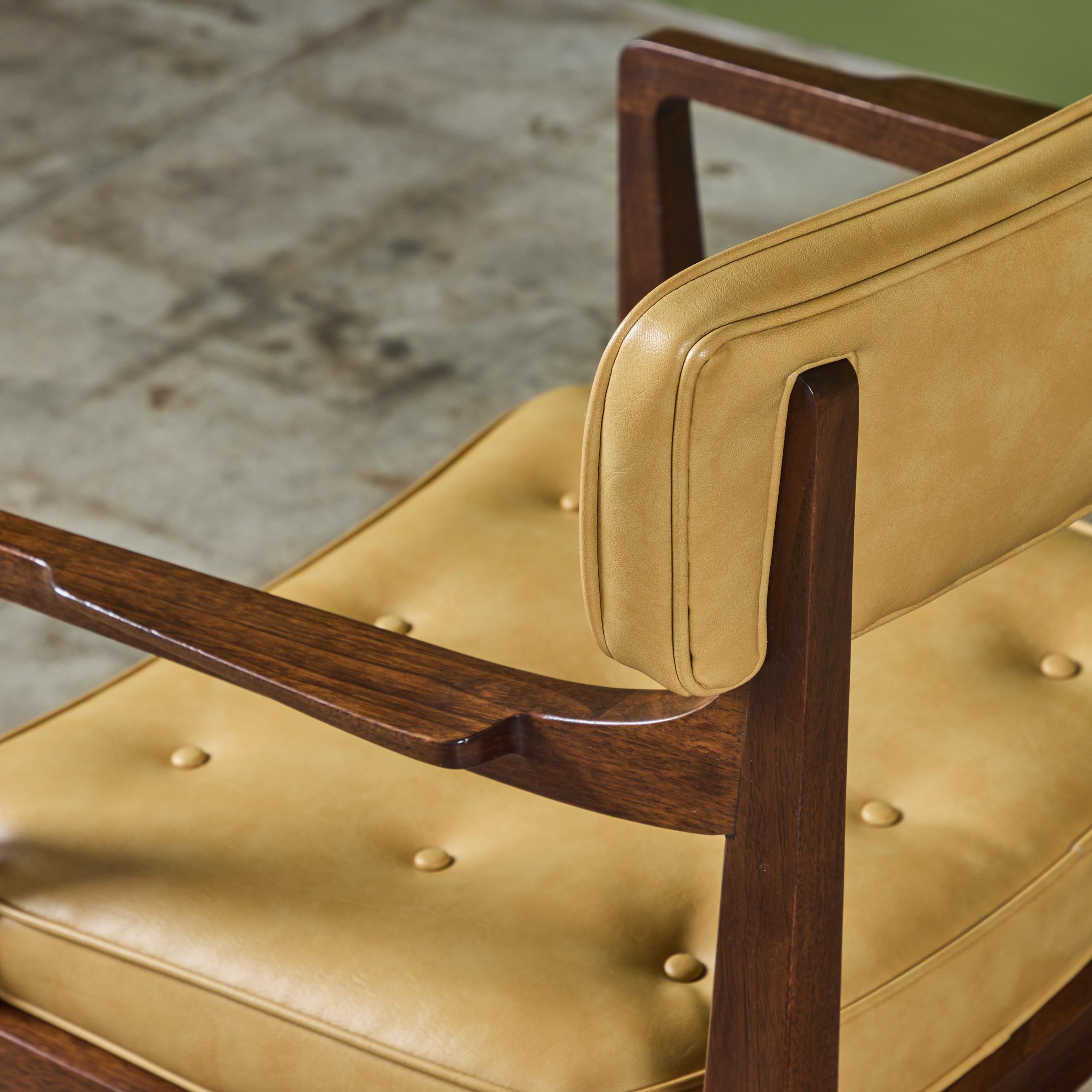 Set of Eight Edward Wormley Dining Chairs for Dunbar 13
