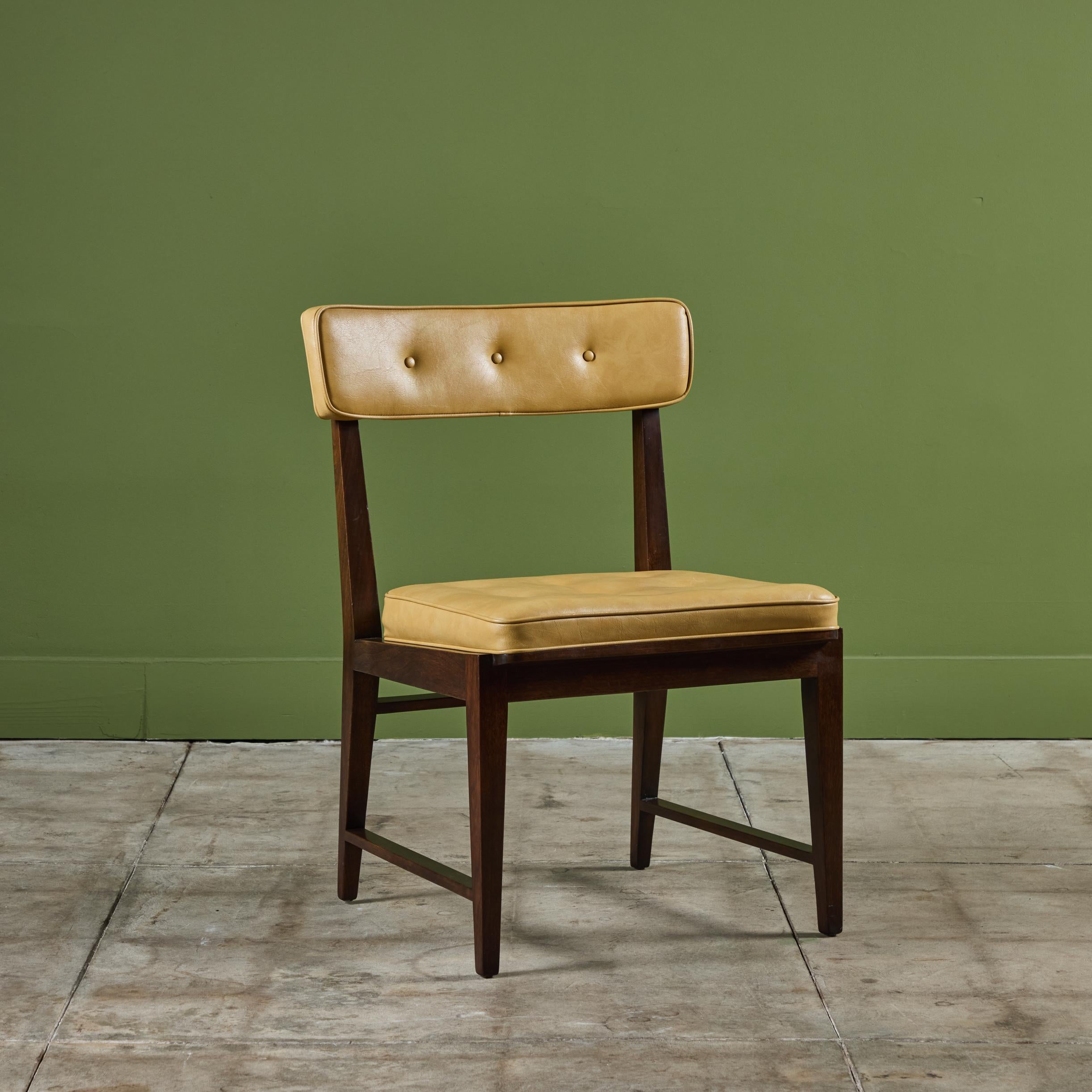 Set of Eight Edward Wormley Dining Chairs for Dunbar In Excellent Condition In Los Angeles, CA
