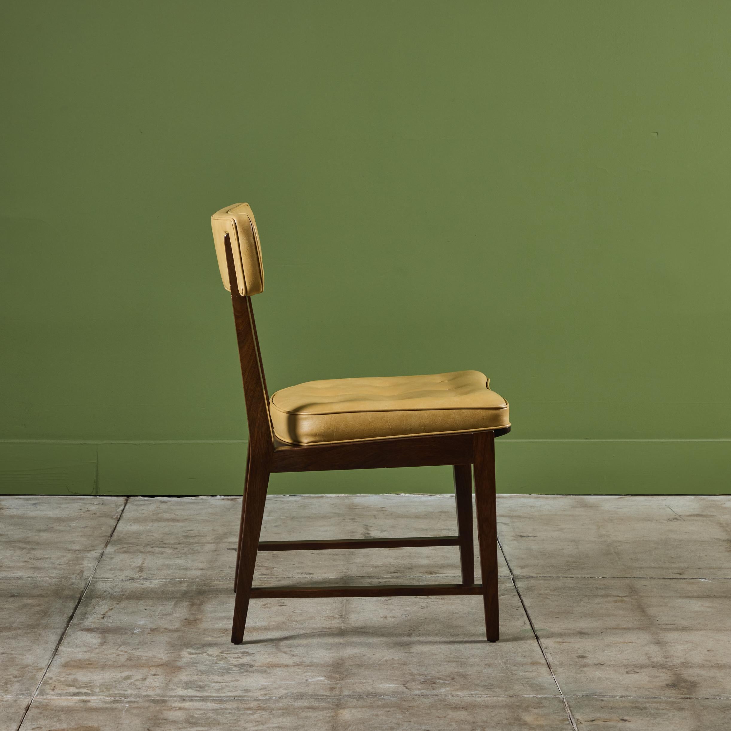 Mid-20th Century Set of Eight Edward Wormley Dining Chairs for Dunbar