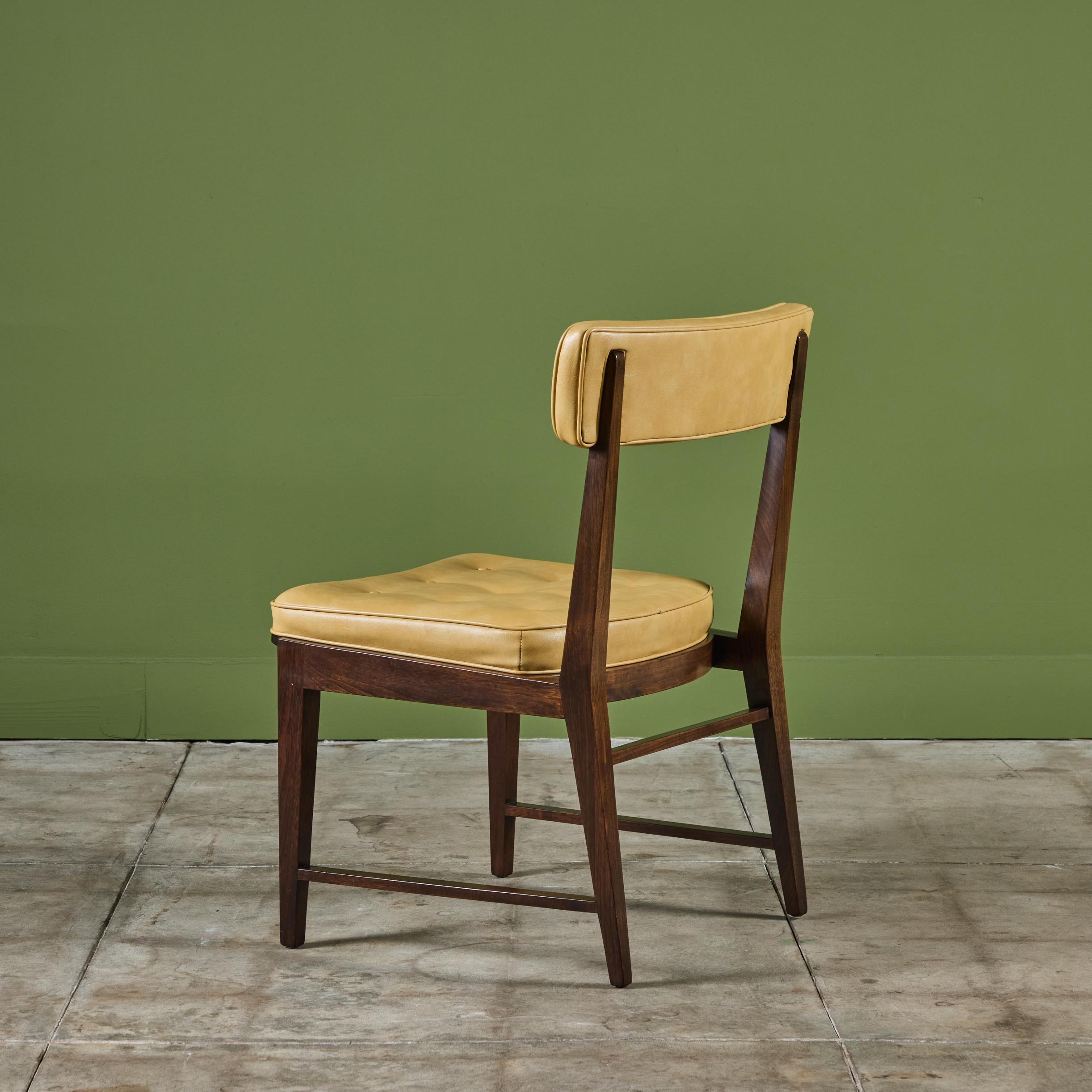 Set of Eight Edward Wormley Dining Chairs for Dunbar 1