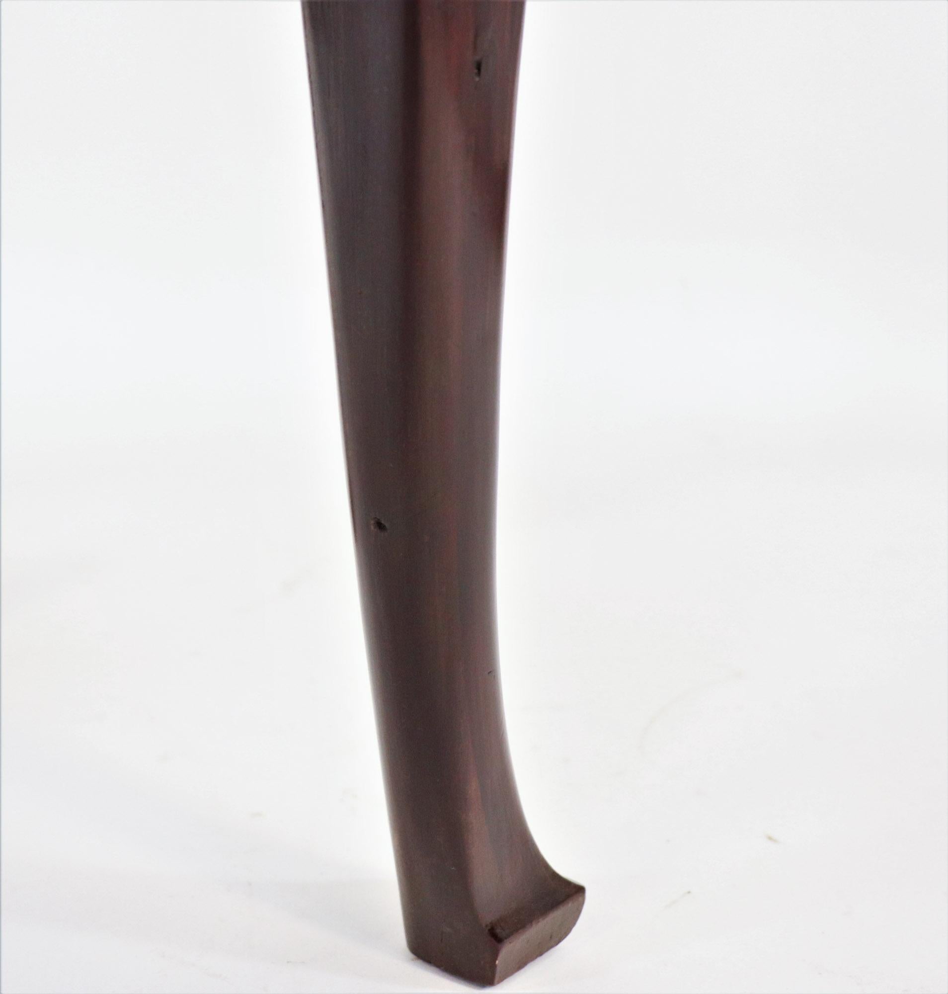 Set di otto sedie inglesi Edwardian Chippendale Revival in mogano in vendita 11