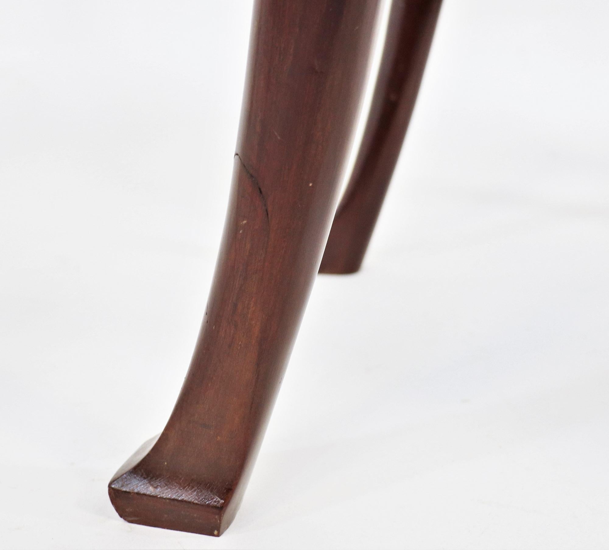 Set di otto sedie inglesi Edwardian Chippendale Revival in mogano in vendita 1