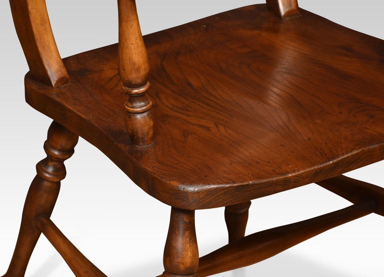 Set of Eight Elm Kitchen Chairs For Sale at 1stDibs