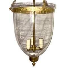 Set of English Bell Jar Glass Lanterns, Sold Individually