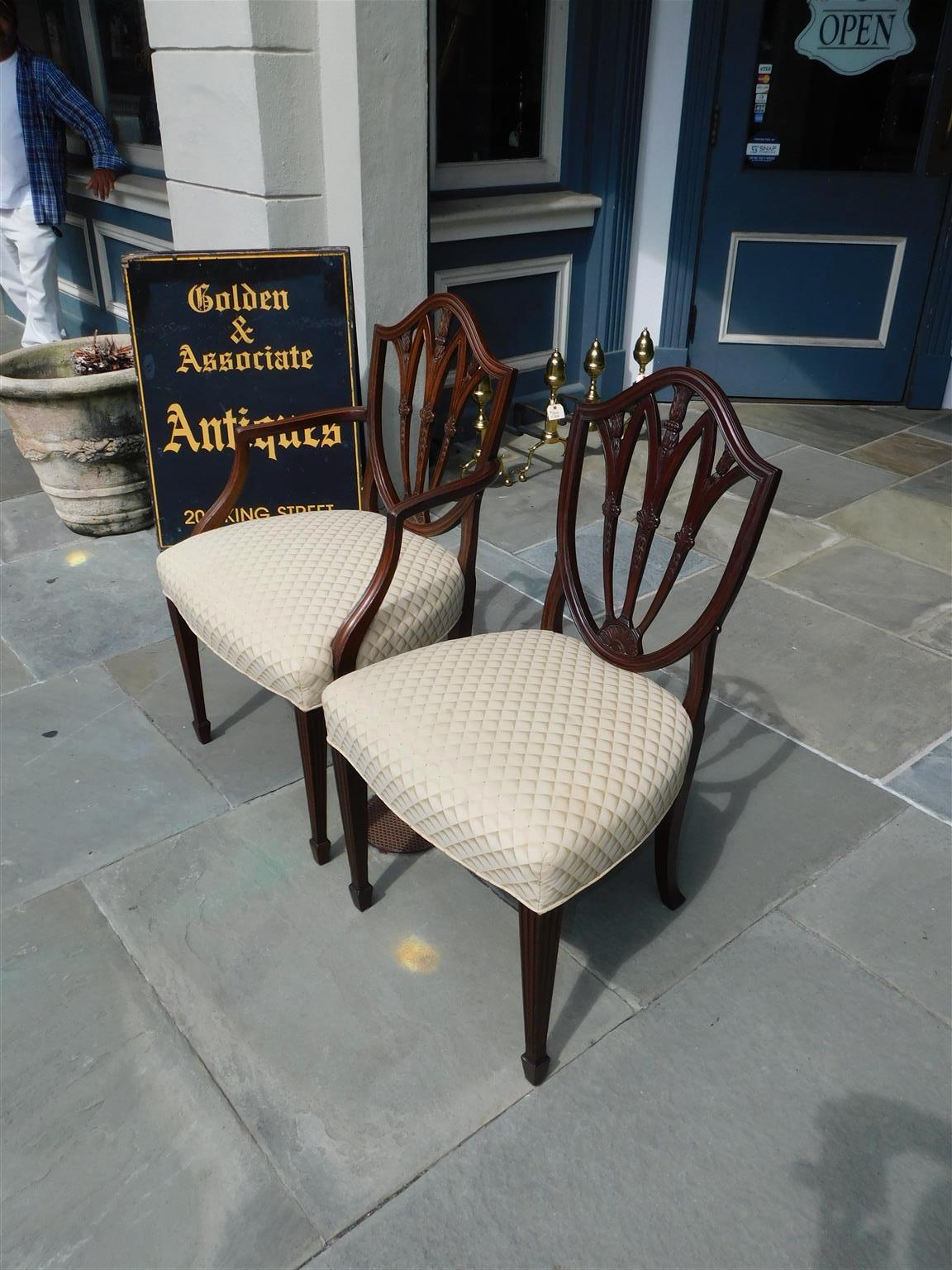 shield back dining chairs