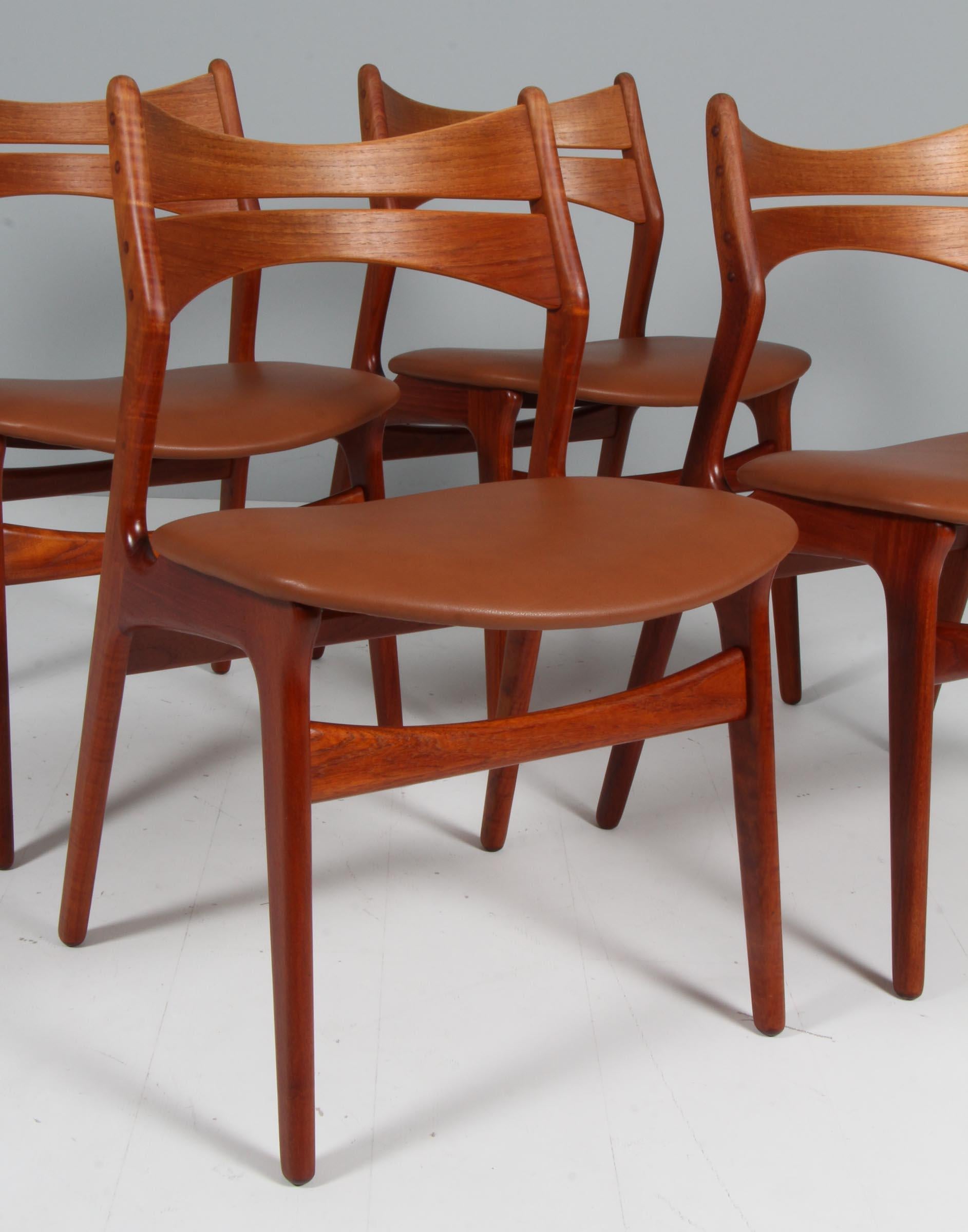 Danish Set of Eight Erik Buch Chairs