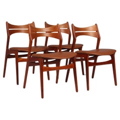 Set of Eight Erik Buch Chairs