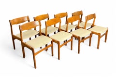 Set of Eight Erik Buch Dining Chairs in Teak