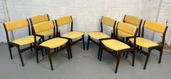 Conjunto de ocho sillas de comedor vintage Erik Buch de Nova Mobler de Dinamarca