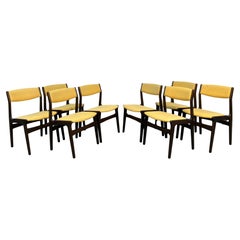 Set of Eight Erik Buch Vintage Dining Chairs by Nova Mobler of Denmark Set of Eight Erik Buch Vintage Dining Chairs by Nova Mobler of Denmark