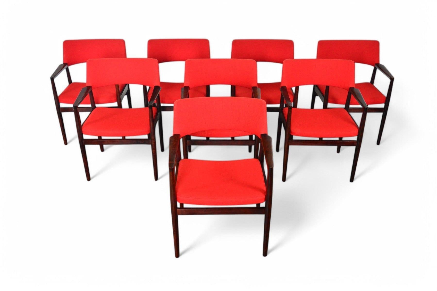 Danese Set di otto poltrone Erik Worts 