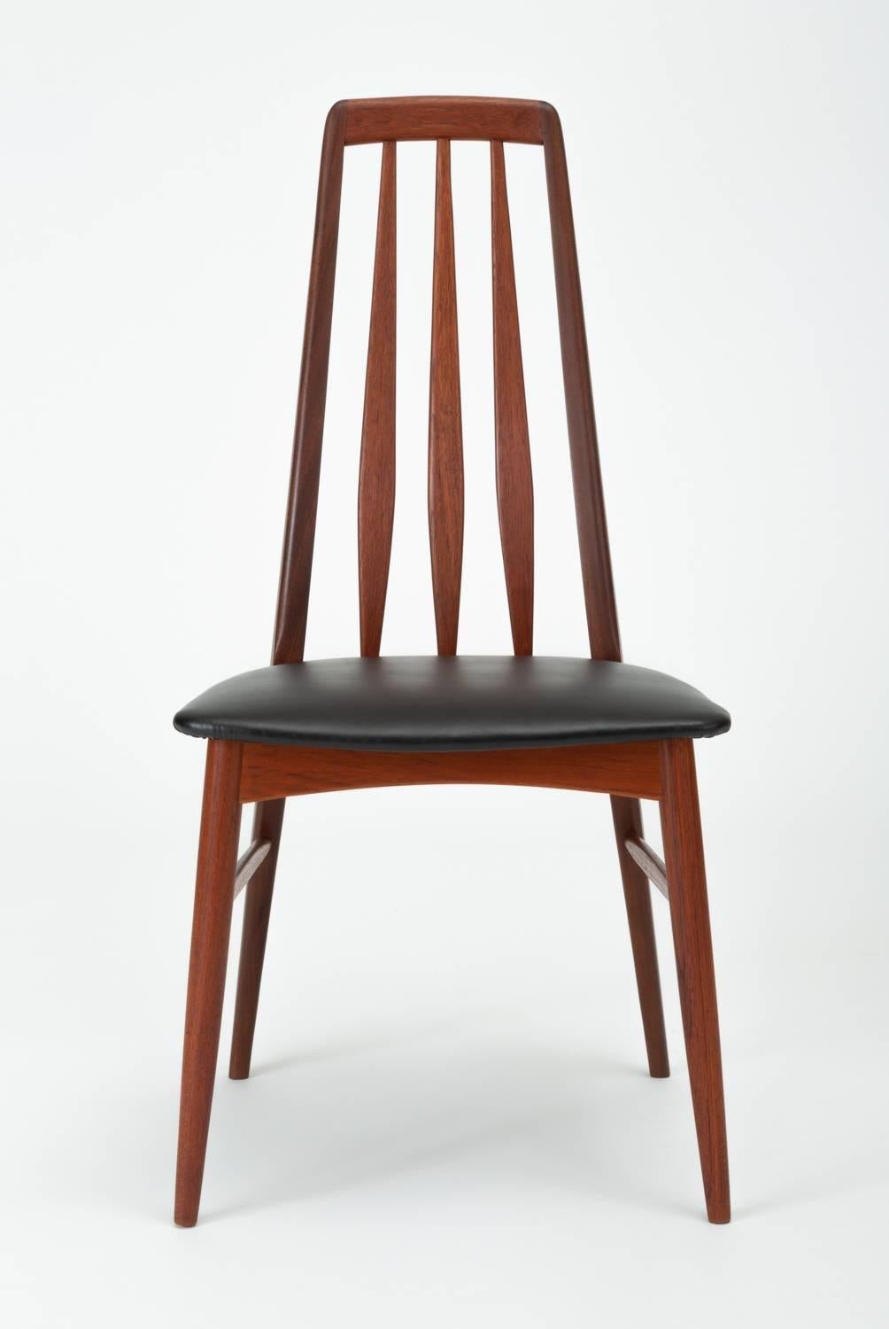 Set of Eight Eva Dining Chairs by Niels Koefoed for Koefoeds Mobelfabrik 5
