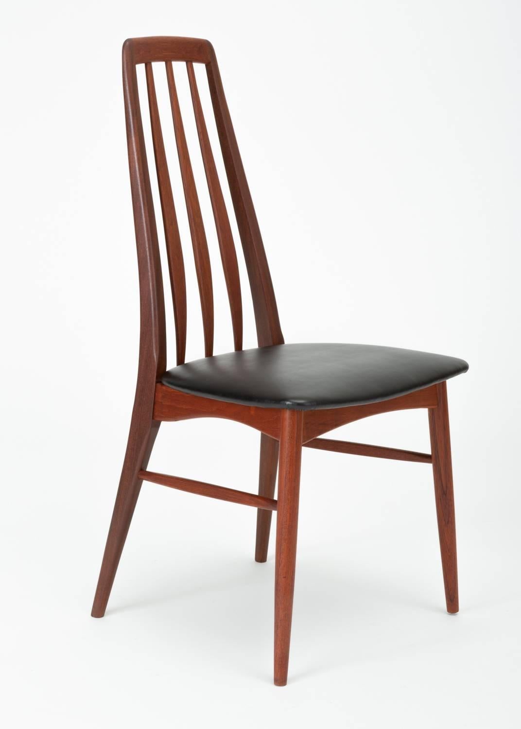 Set of Eight Eva Dining Chairs by Niels Koefoed for Koefoeds Mobelfabrik 6