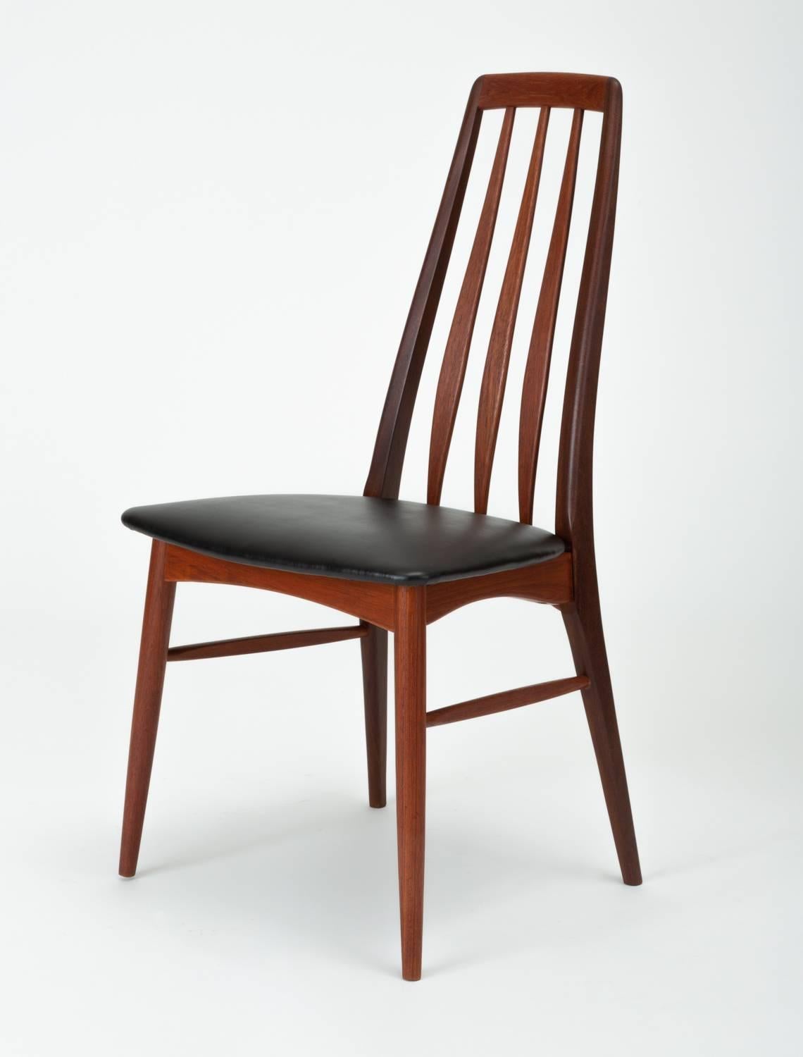 Set of Eight Eva Dining Chairs by Niels Koefoed for Koefoeds Mobelfabrik 10