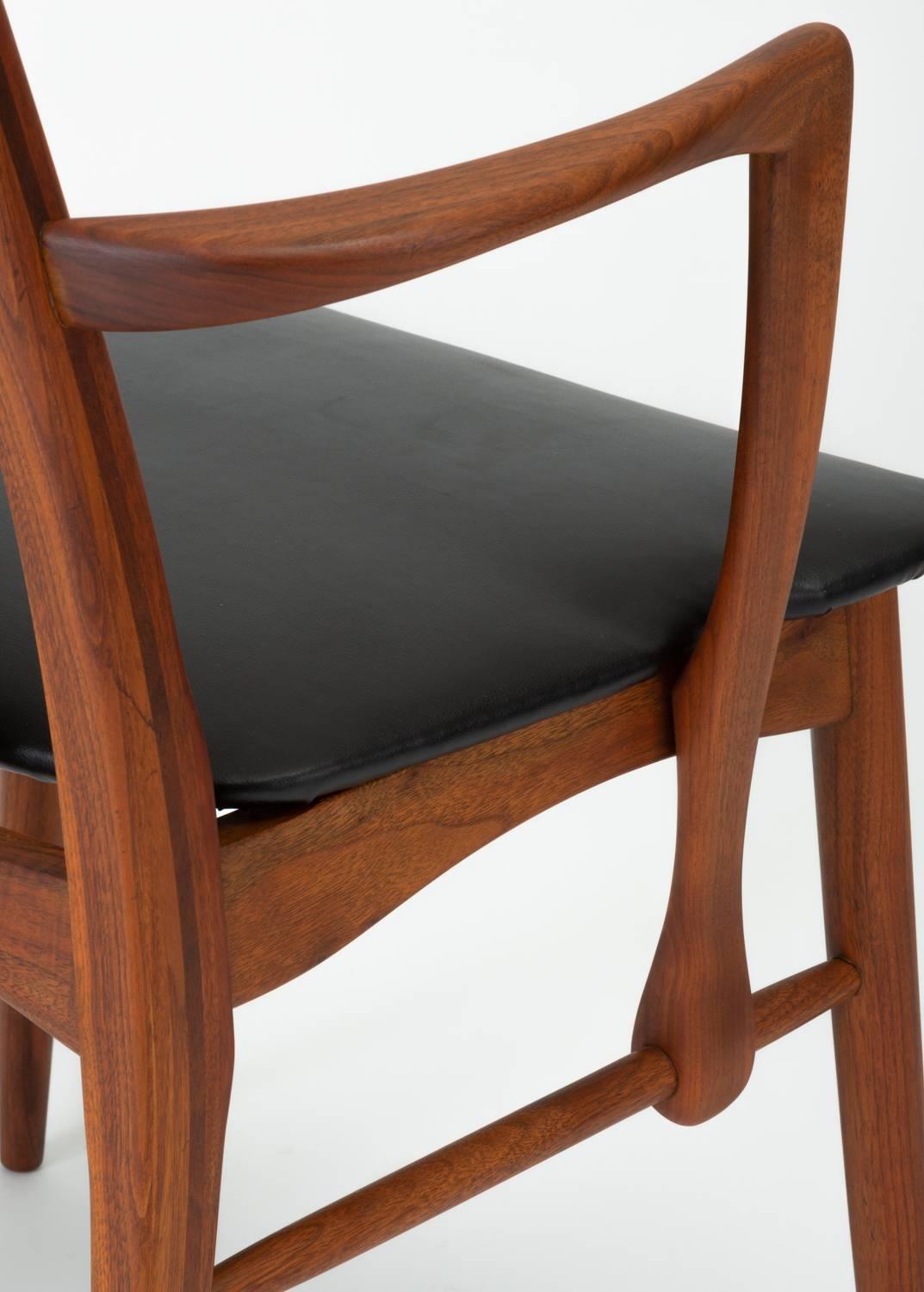 Set of Eight Eva Dining Chairs by Niels Koefoed for Koefoeds Mobelfabrik 11