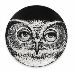 Set of Eight Fornasetti Lina Cavalieri Porcelain Plates