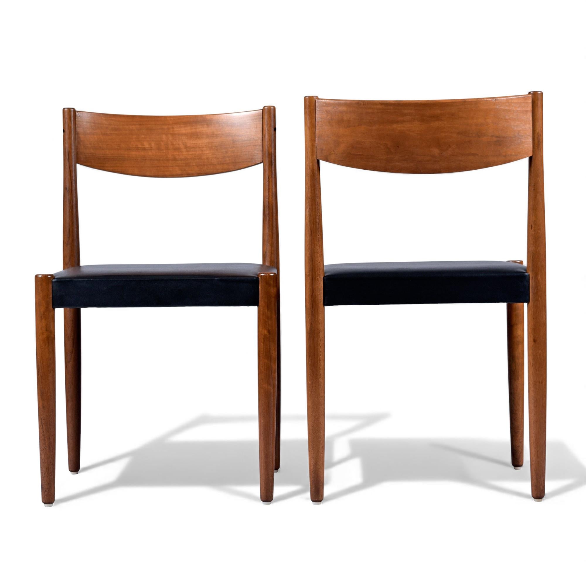 Set of Eight Frem Røjle Teak Dining Chairs, Model 217, Denmark, 1960s en Bueno estado para la venta en Chattanooga, TN