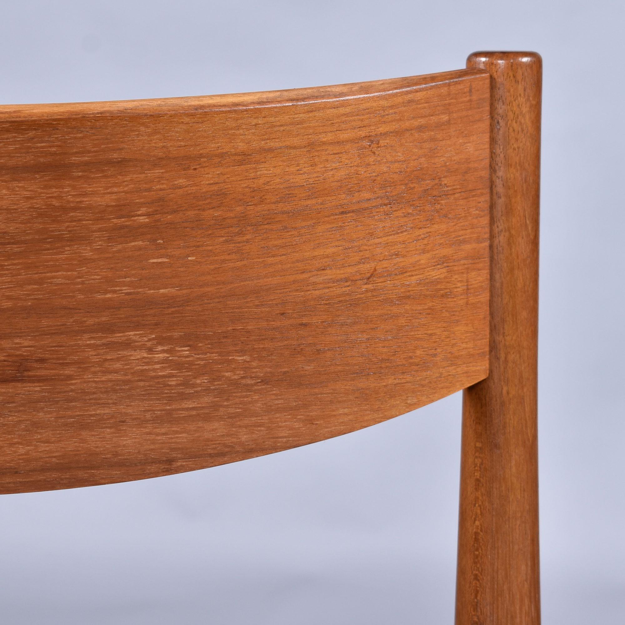 Set of Eight Frem Røjle Teak Dining Chairs, Model 217, Denmark, 1960s en venta 2