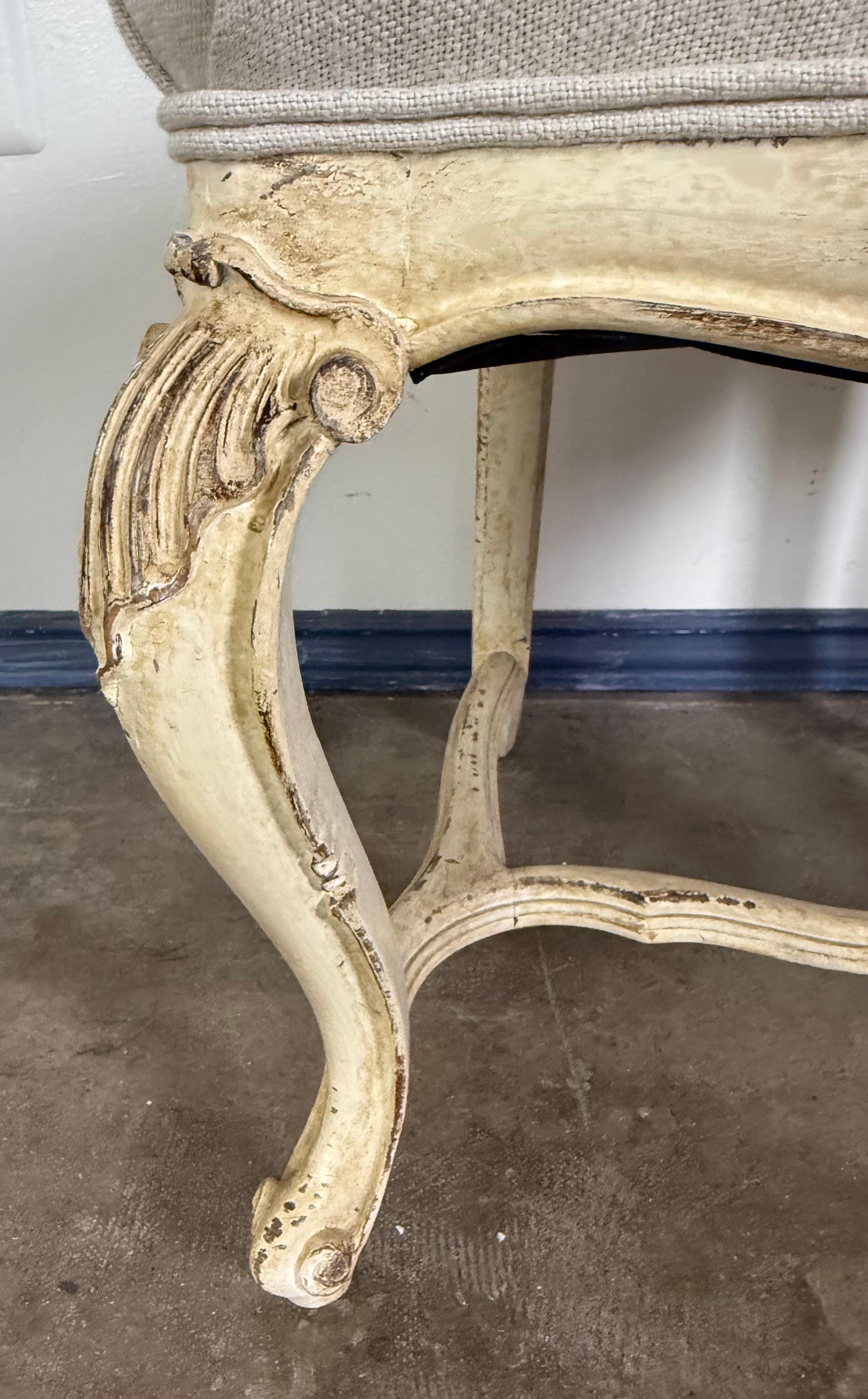 Set of Eight French Louis XV Style Dining Chairs For Sale 8