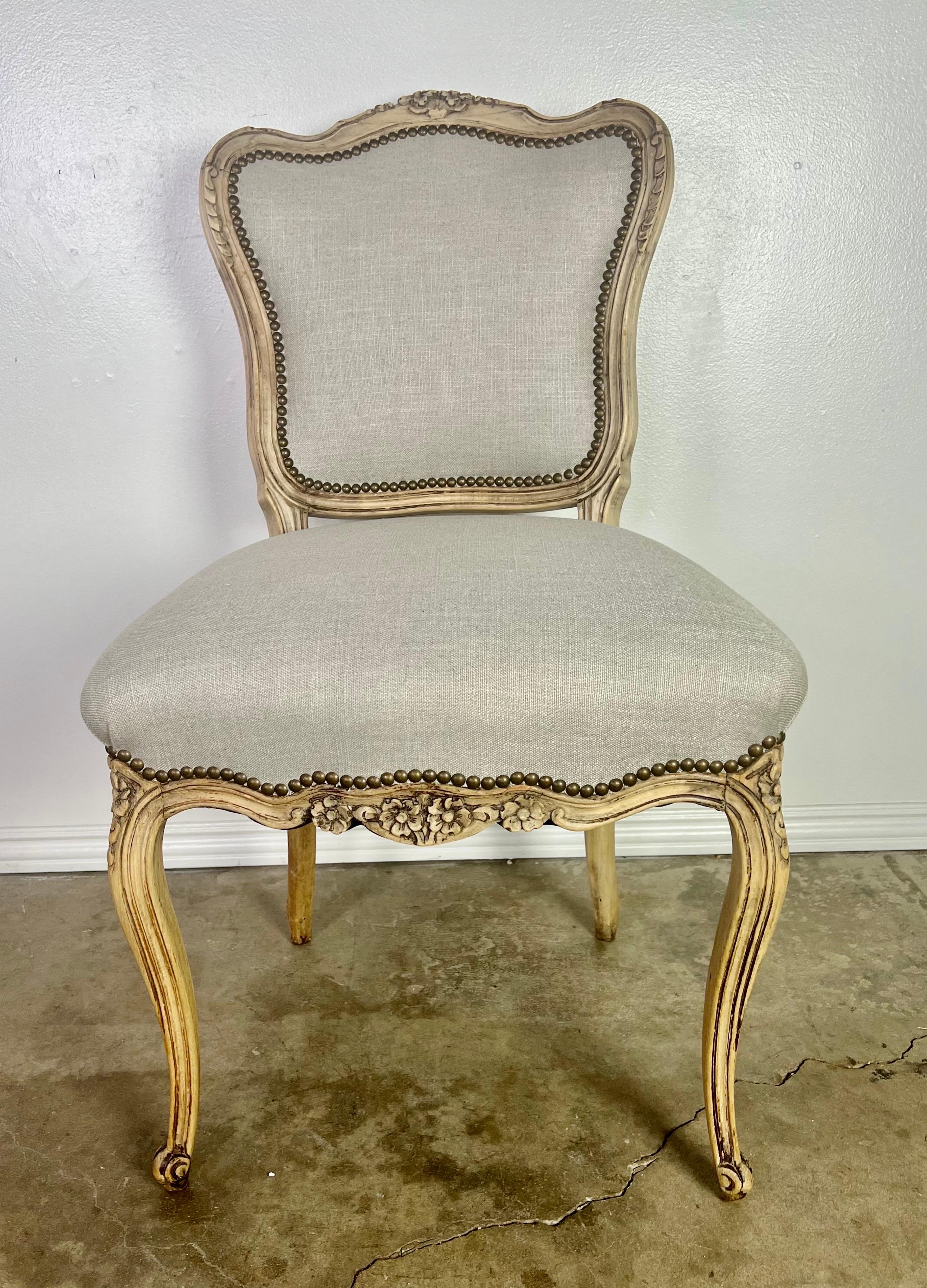 Set of Eight French Louis XV Style Dining Chairs 9