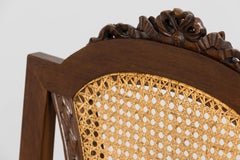 Set of Eight 19th Century French Napoléon III Mahogany Dining Chairs