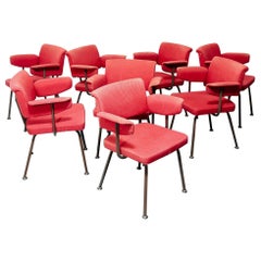 Set of Eight Friso Kramer 'Resort' Chairs