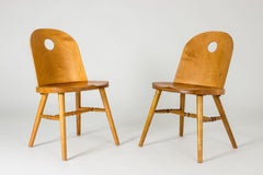 Set of Eight Functionalist Dining Chairs by Uno Åhrén