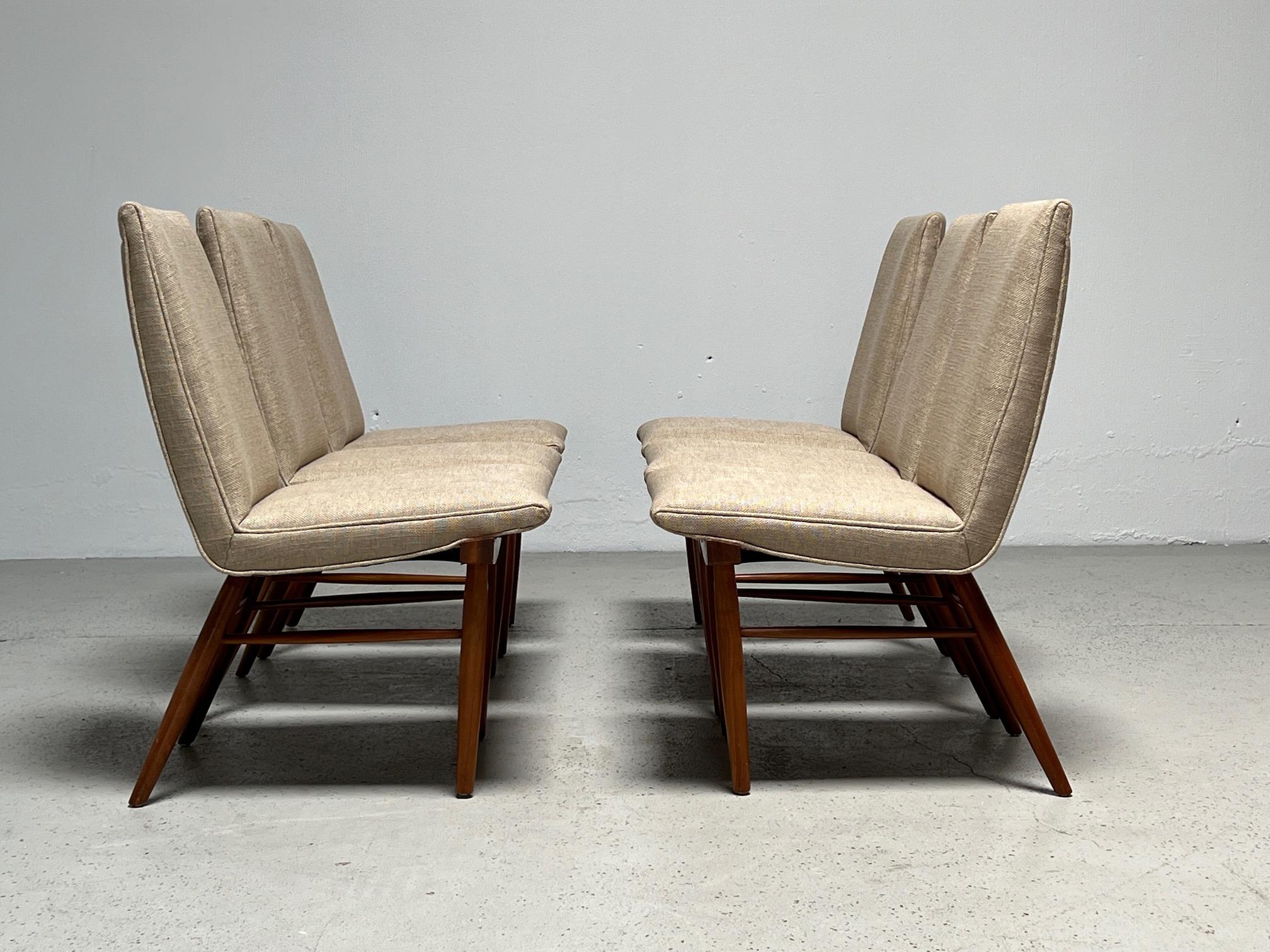 Set of Eight George Nakashima Model 206 Dining Chairs for Widdicomb In Good Condition In Dallas, TX